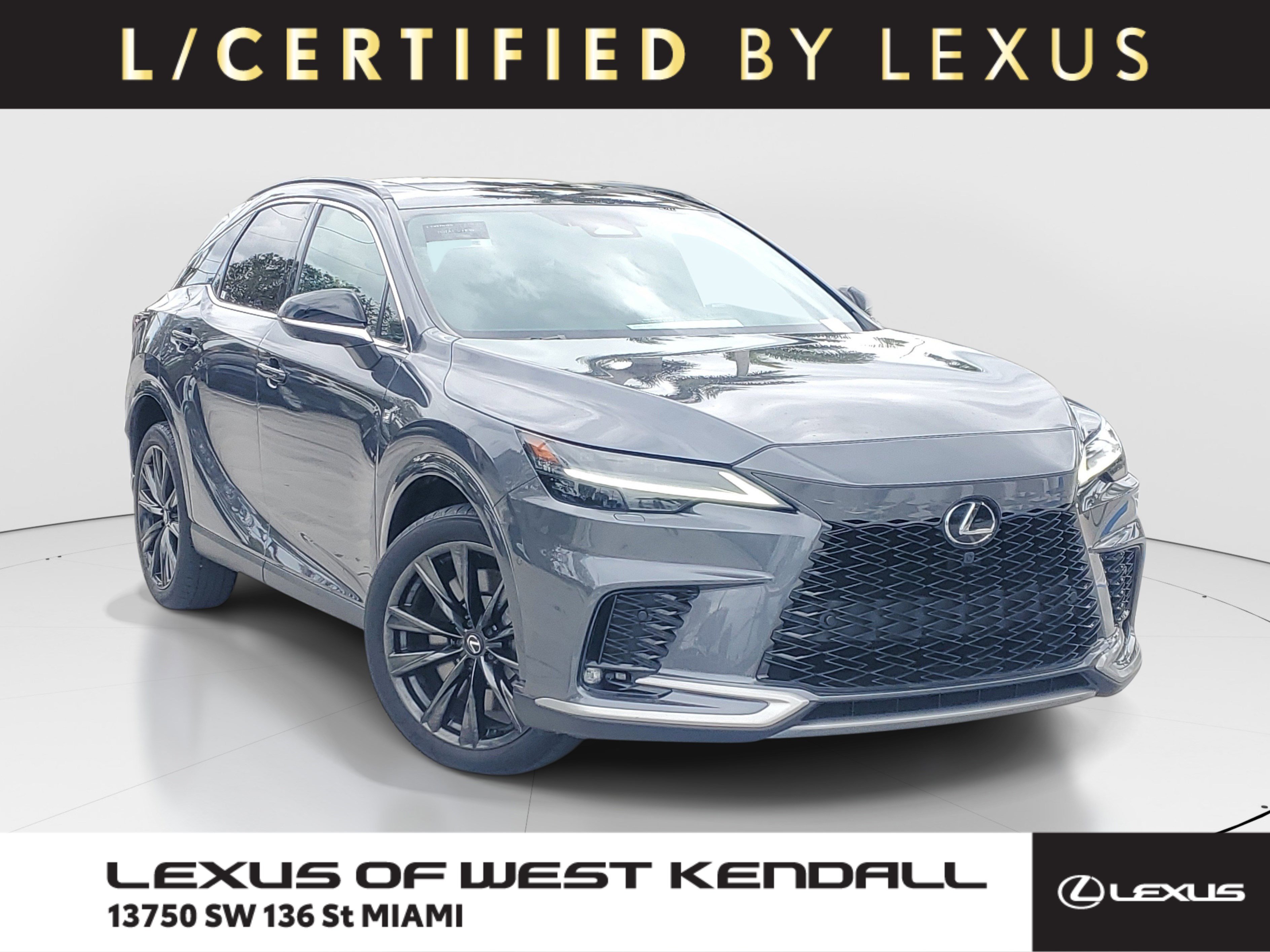 Used 2024 Cloudburst Gray Lexus RX 350 F SPORT Handling image 1