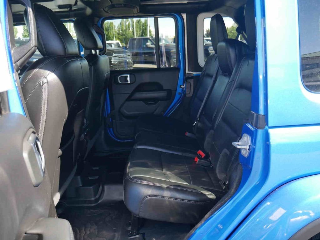Used 2022 Blue Jeep Unlimited Sahara Altitude image 16