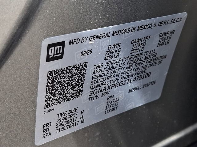 New 2026 Sterling Gray Metallic Chevrolet LT image 10