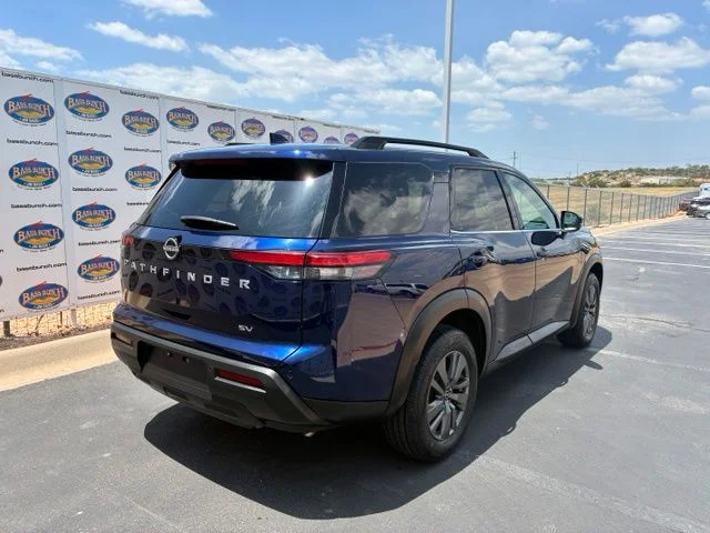 Certified Used 2024 Deep Ocean Blue Pearl Nissan SV image 4