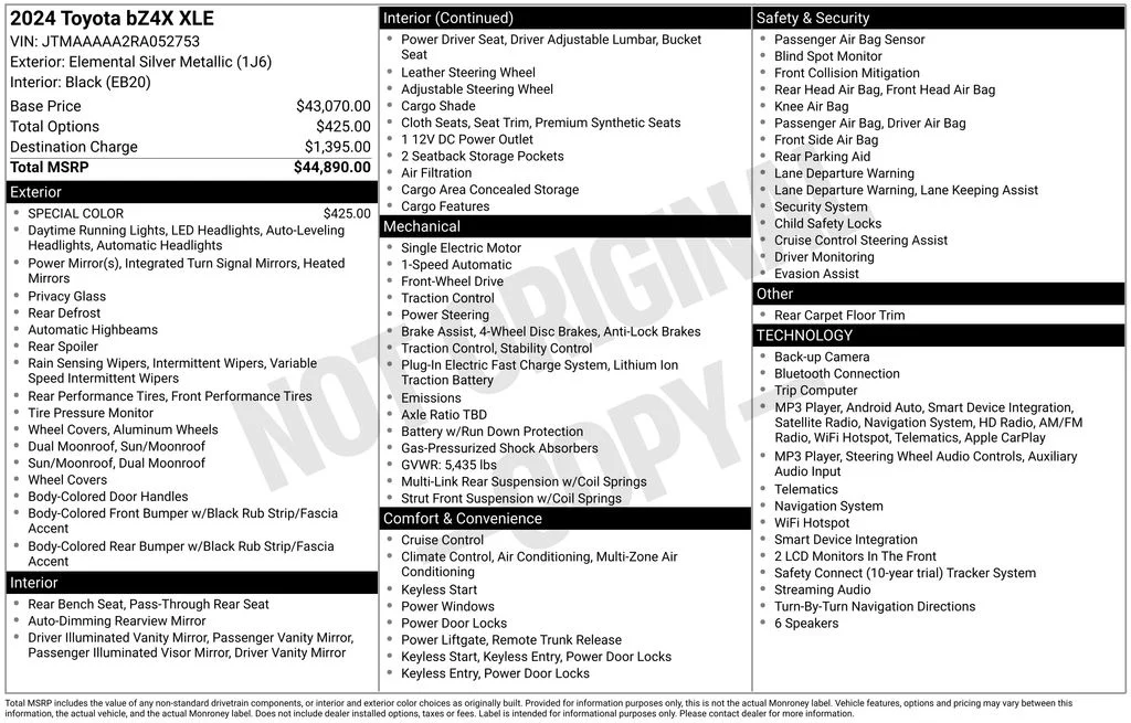 Used 2024 Silver Toyota XLE image 17