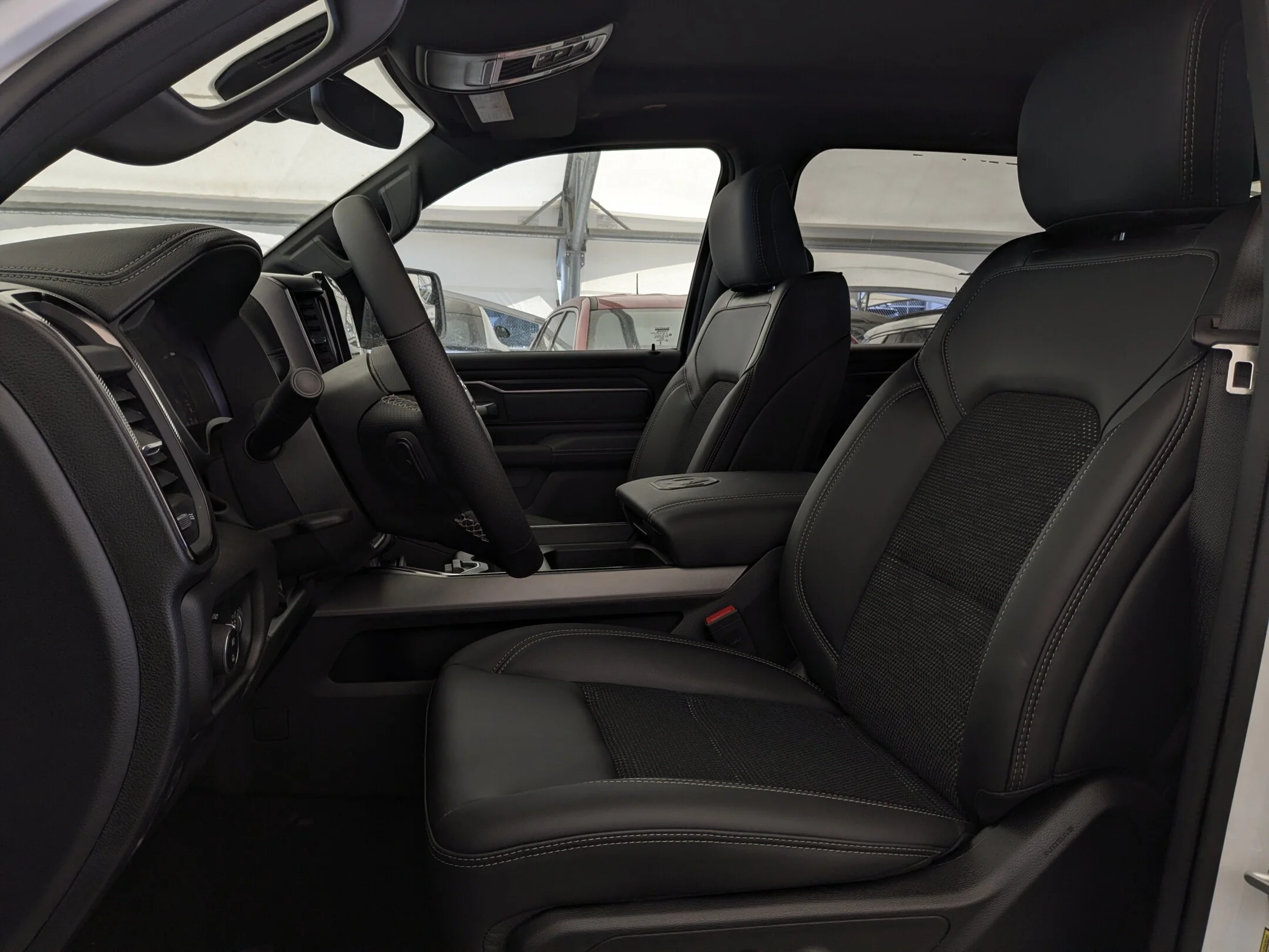New 2026 White RAM Sport - - 2in Level Kit - Radar Renegade RT Tires - Tonneau Cover - Pano Sunroof & More! image 17