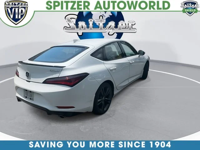 Used 2023 Platinum White Pearl Acura A-SPEC image 9