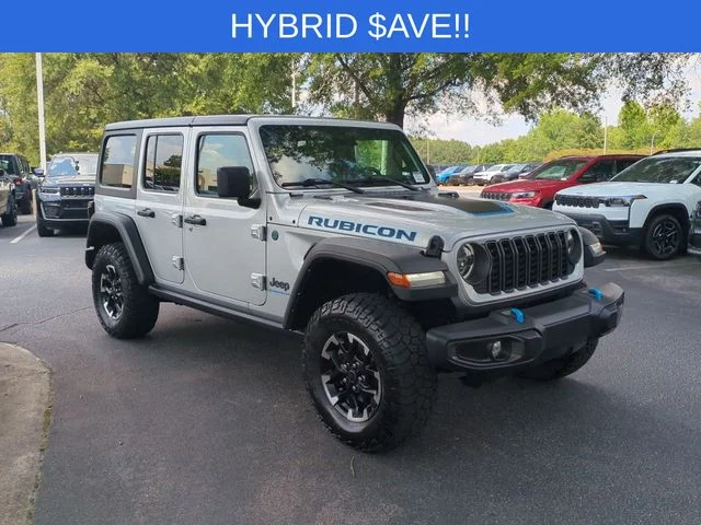 Used 2024 Silver Jeep Rubicon 4xe image 7