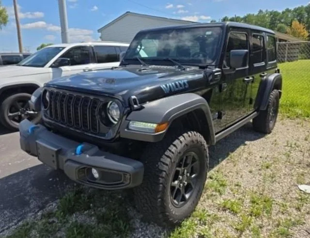 Used 2024 Black Jeep Willys 4xe image 1
