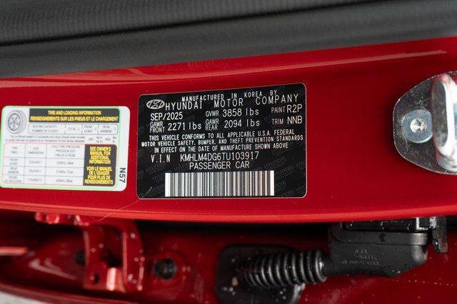 New 2026 Red Hyundai SEL Sport image 27