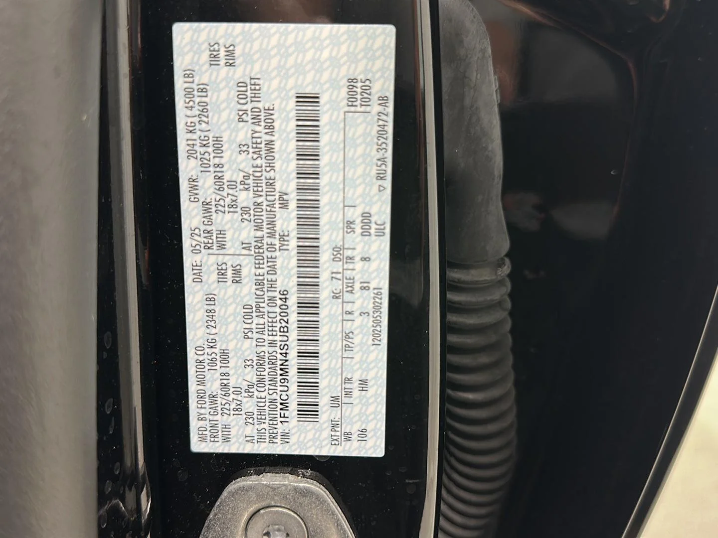 Used 2025 Agate Black Metallic Ford ST-Line image 30