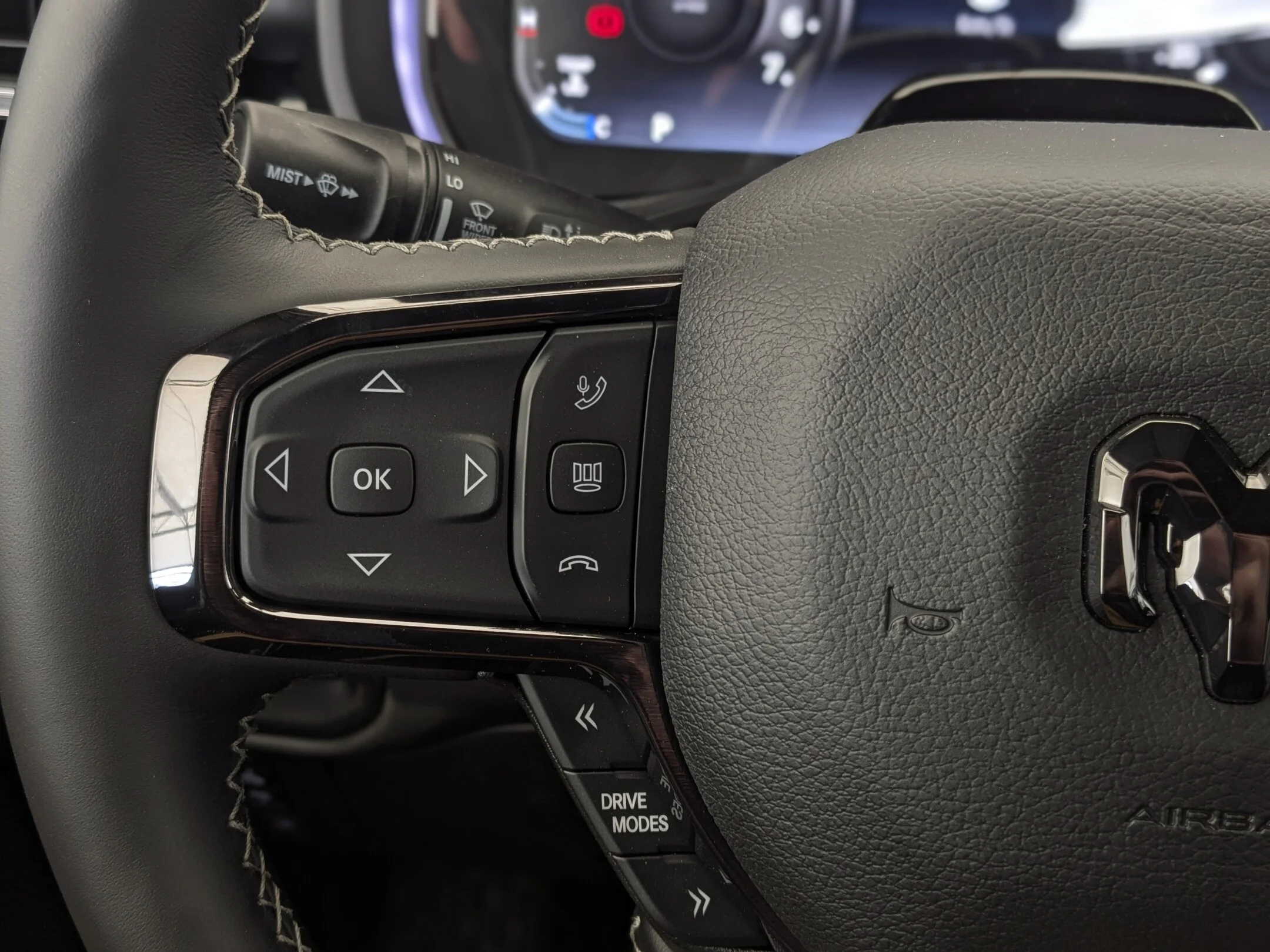 New 2026 Black RAM Limited - - Level A Grp - Pano Sunroof - 14.4 Uconnect NAV - Surround View Camera & More! image 17