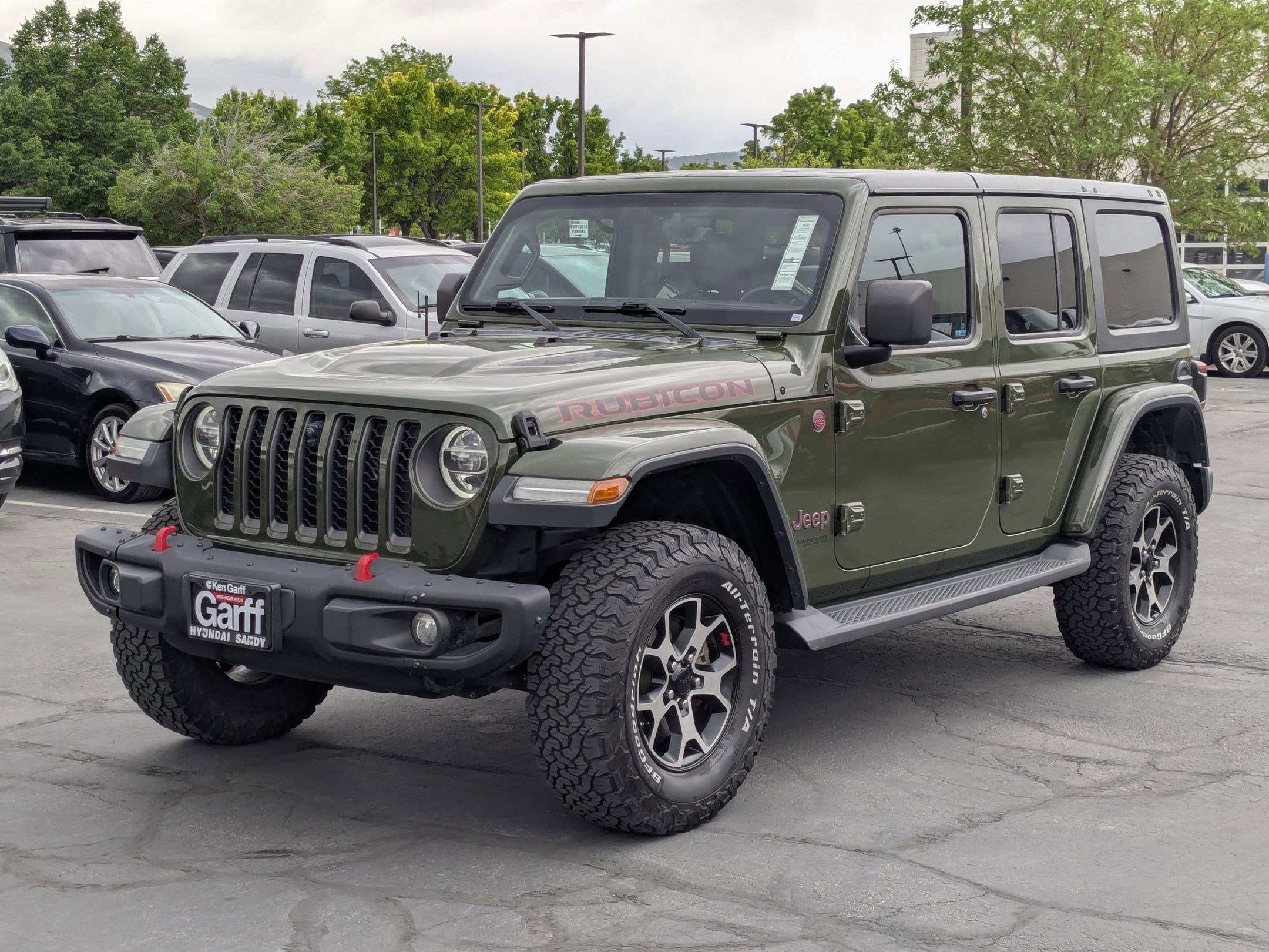Used 2021 Sarge Green Clearcoat Jeep Unlimited Rubicon image 9