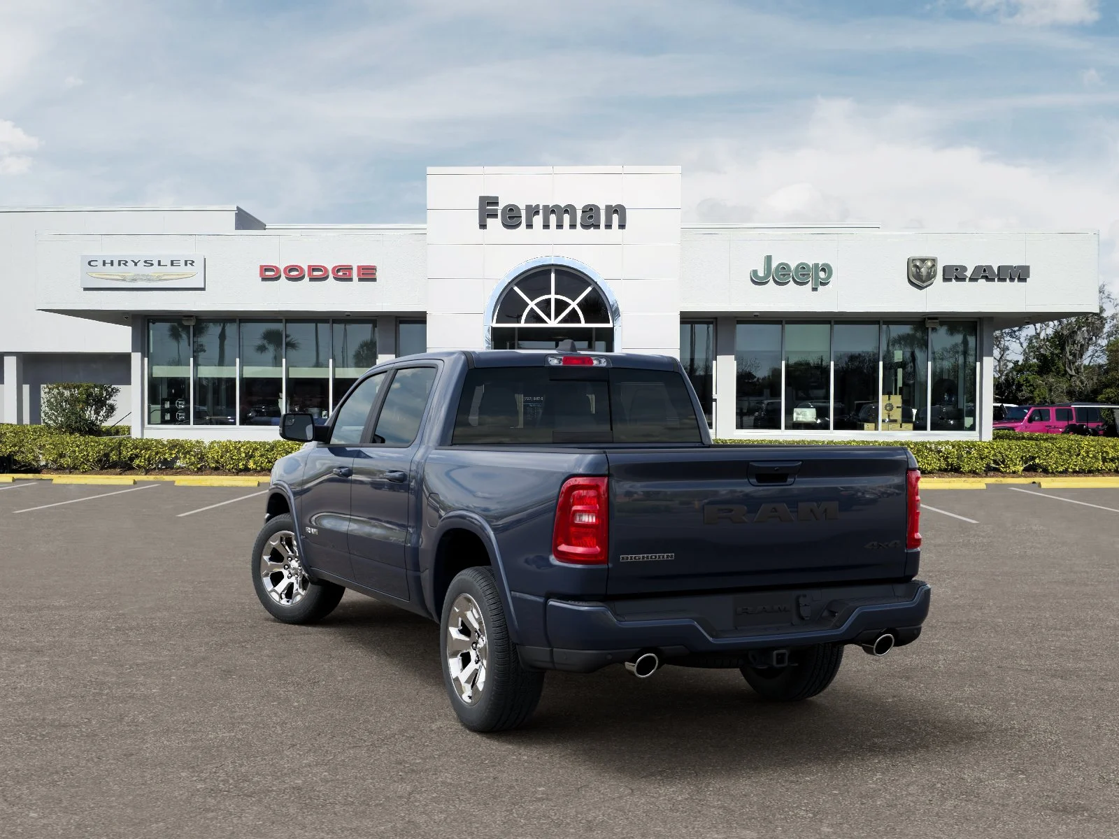 New 2026 Forged Blue Metallic Exterior Paint RAM Big Horn/Lone Star image 35