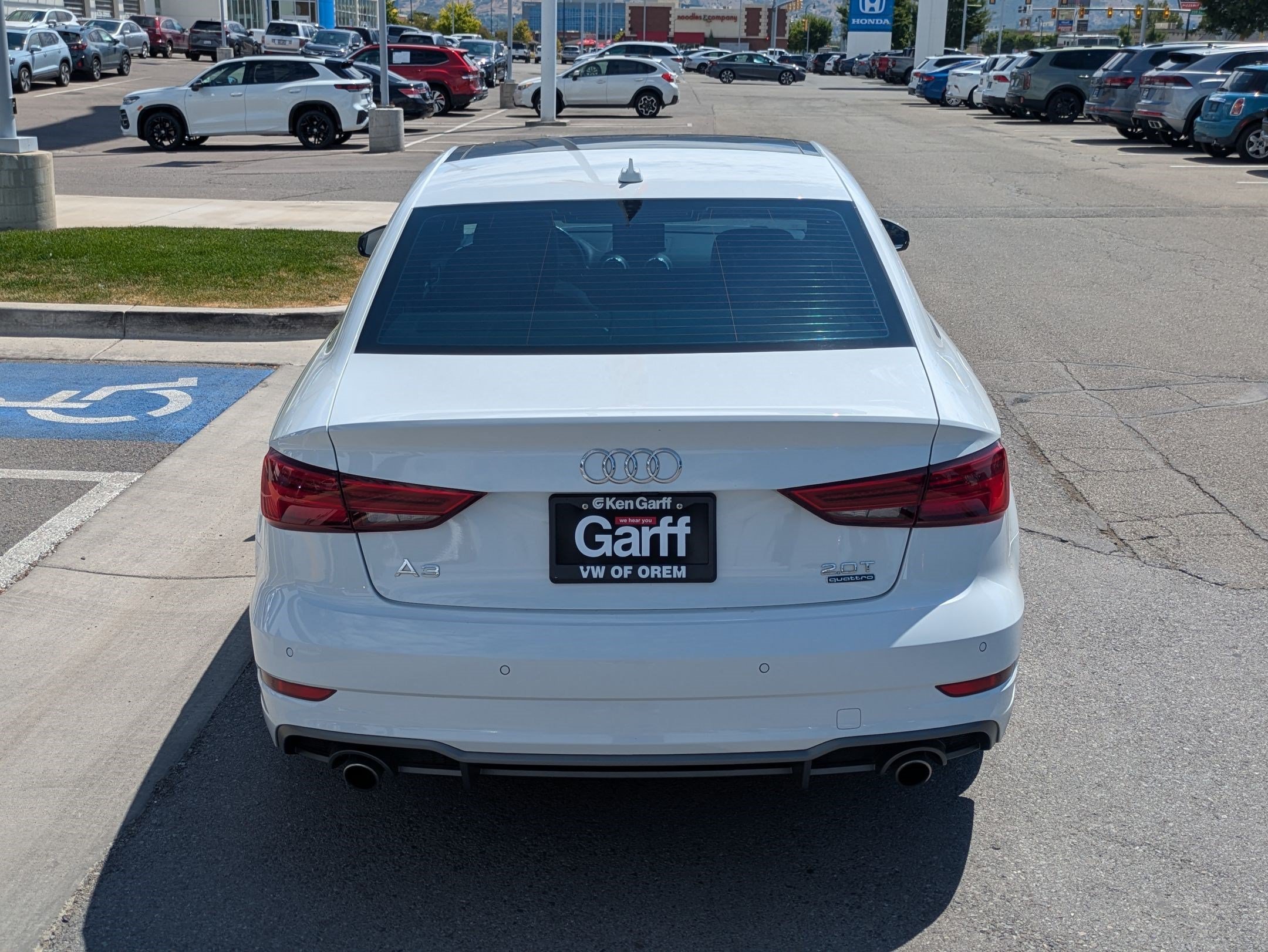 Used 2018 Glacier White Audi 2.0T Premium Plus image 4