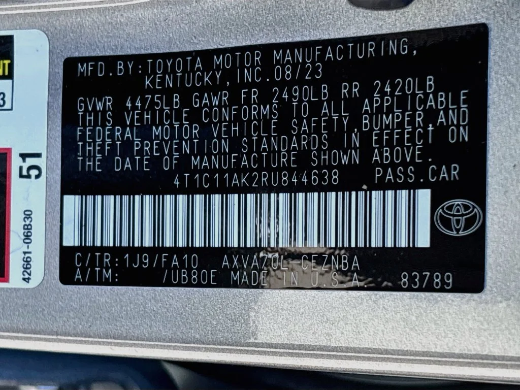 Used 2024 Celestial Silver Metallic Toyota LE image 30