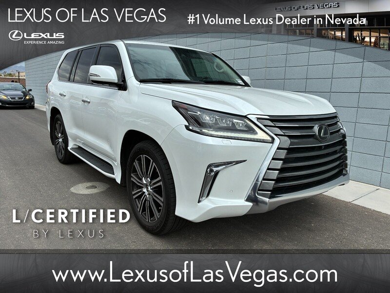 Certified Used 2021 White Pearl Lexus THREE-ROW image 1