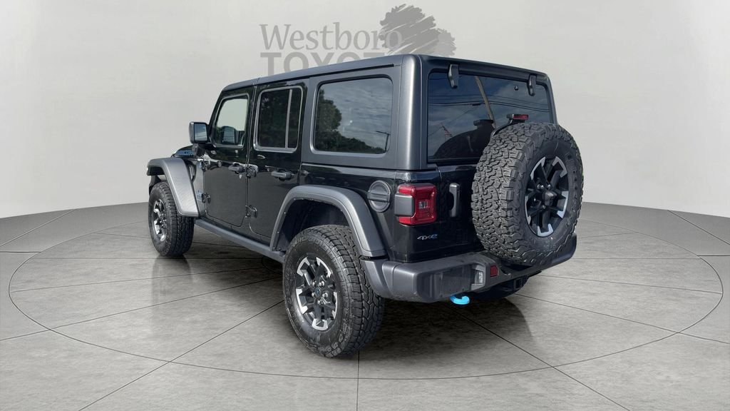Used 2024 Black Jeep Hybrid Rubicon 4xe image 4
