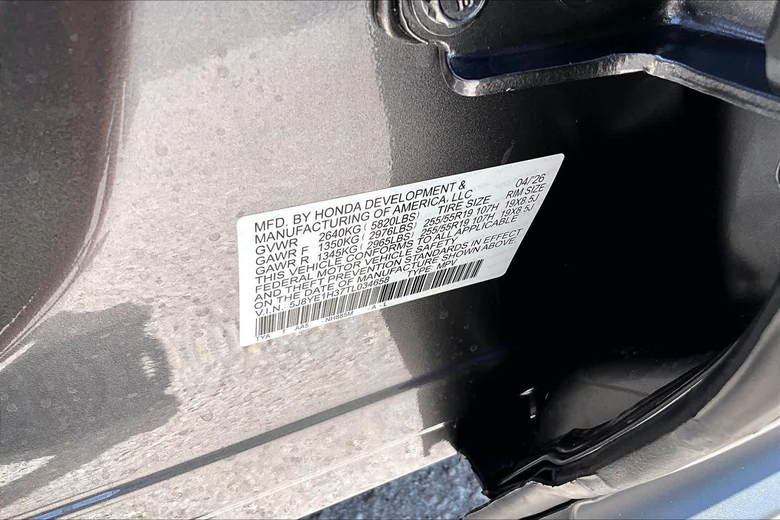 New 2026 Liquid Carbon Metallic Acura  image 21