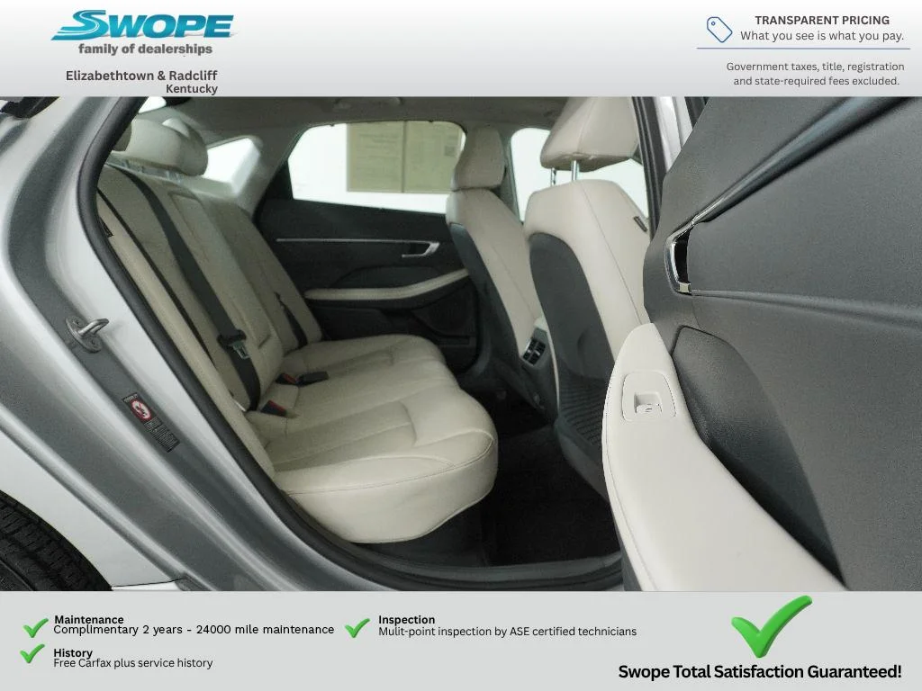 Certified Used 2023 Curated Silver Hyundai Limited image 9