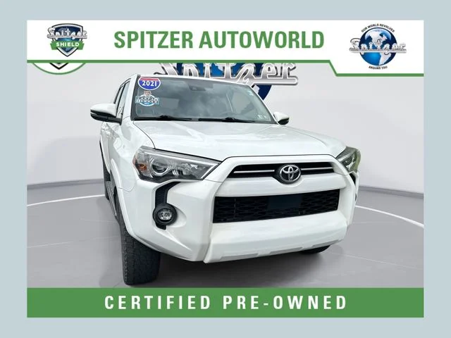 White 2021 Toyota 4Runner SR5 Premium 4WD SUV / Crossover Four-Wheel Drive