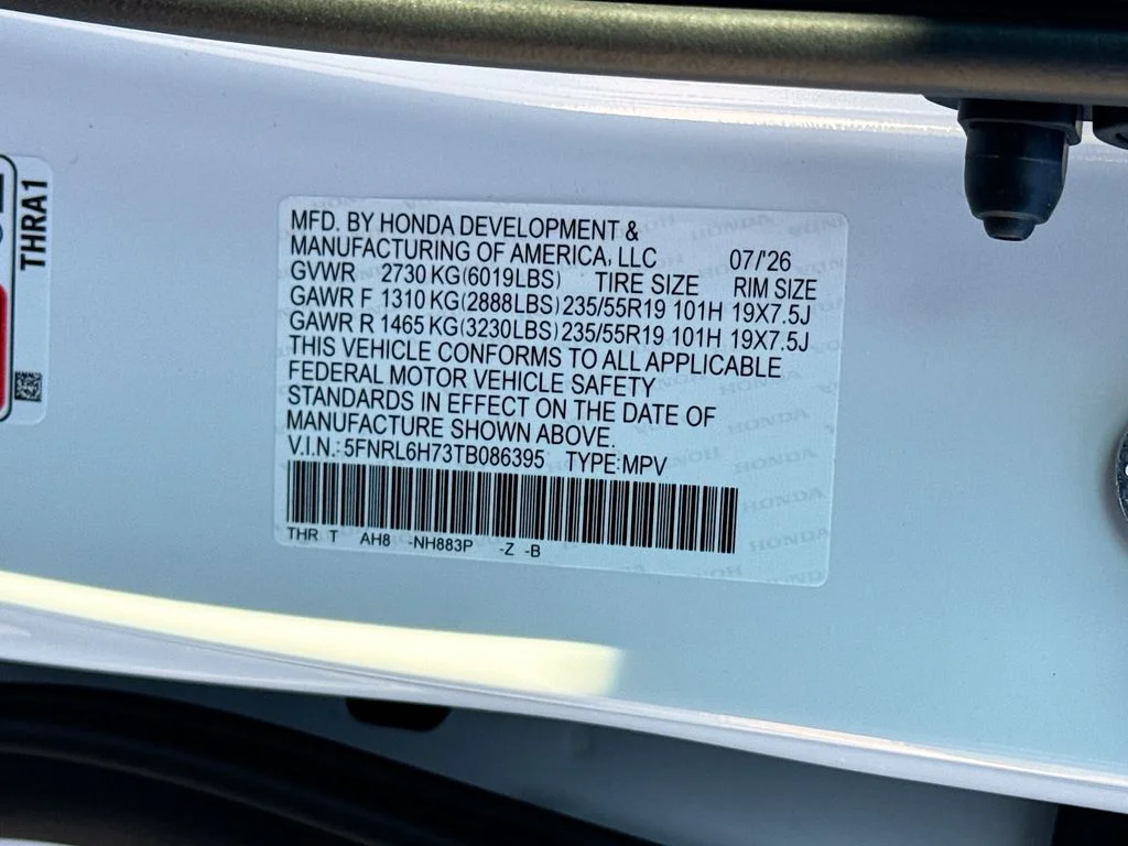 New 2026 Platinum White Pearl Honda Sport-L image 38