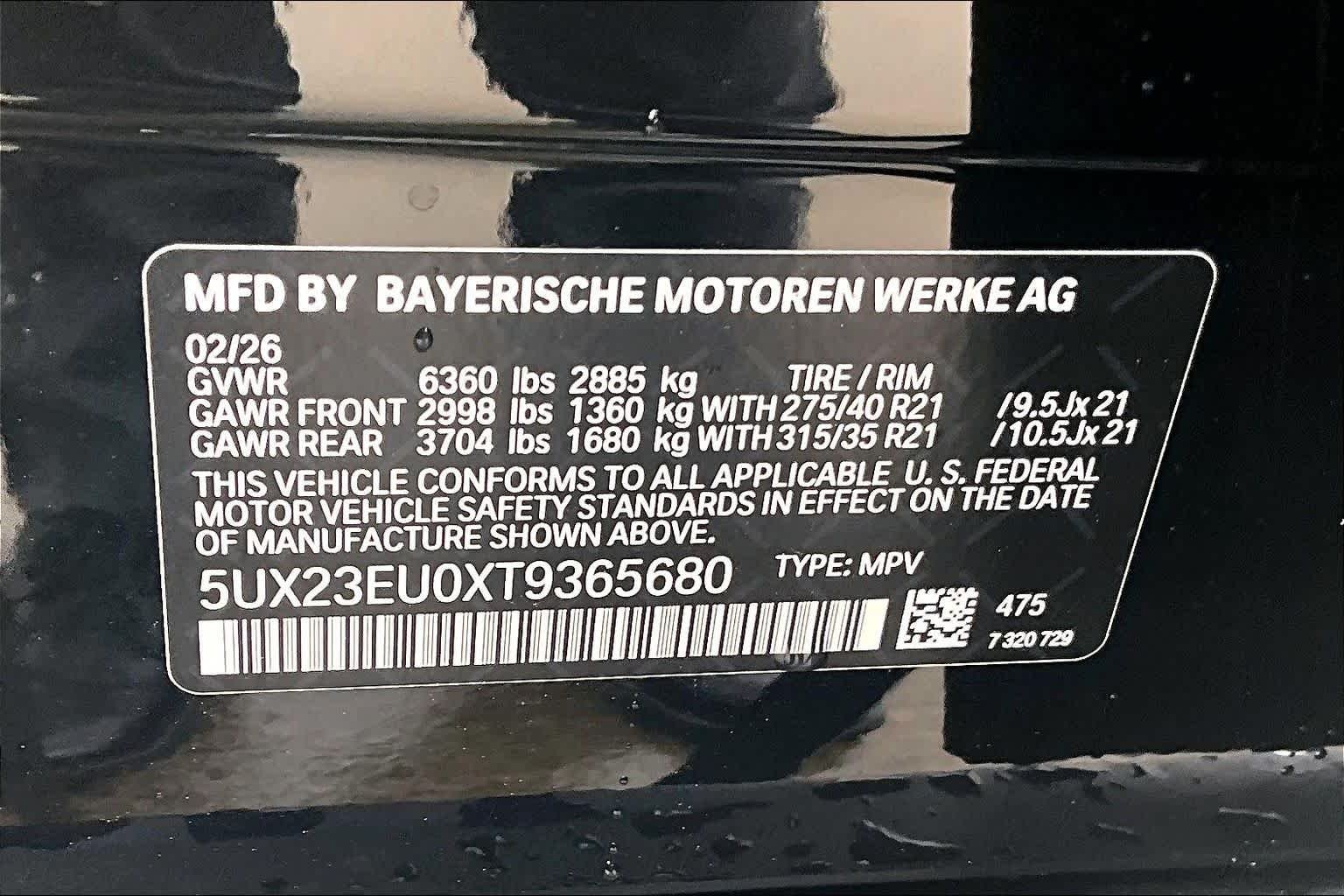 Used 2026 Black Sapphire Metallic BMW xDrive40i image 47