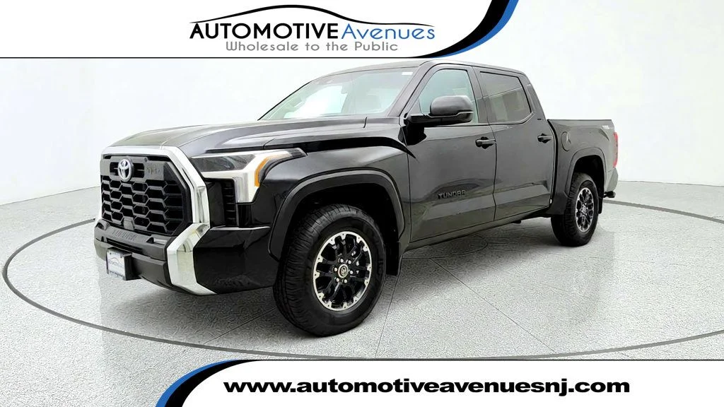 Used 2024 Midnight Black Metallic Toyota SR5 CrewMax 5.5