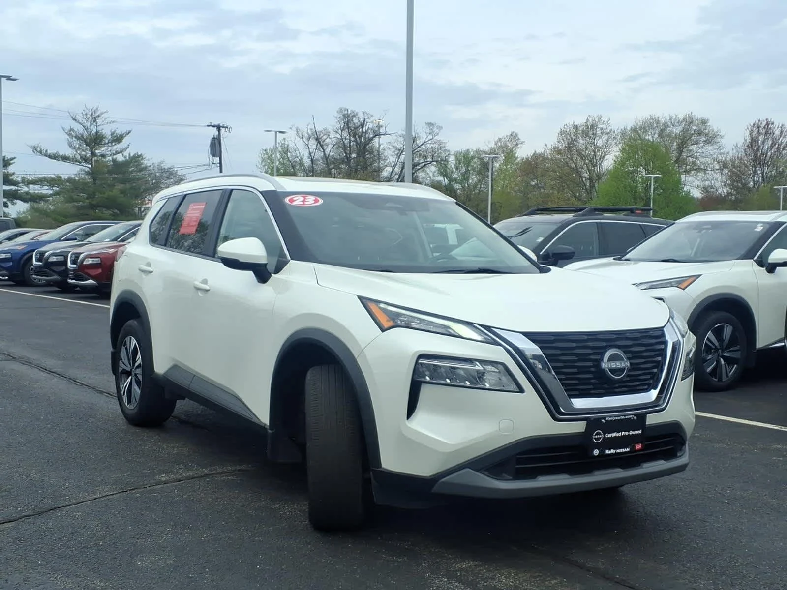 Certified Used 2023 Pearl White Tricoat Nissan SV image 3