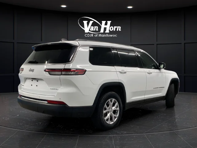 Used 2021 Bright White Clearcoat Jeep Limited image 7