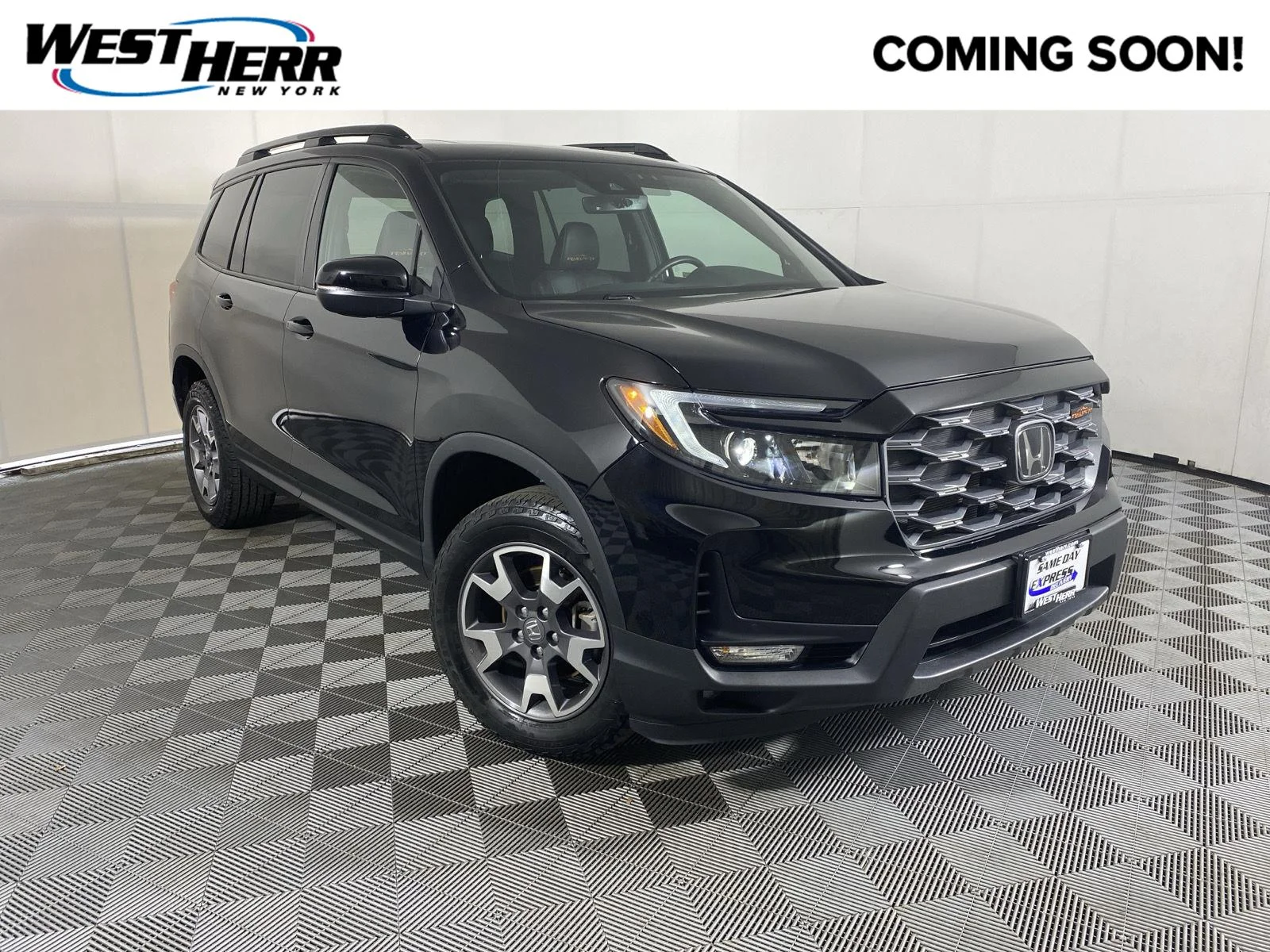 Used 2023 Crystal Black Pearl Honda TrailSport image 1