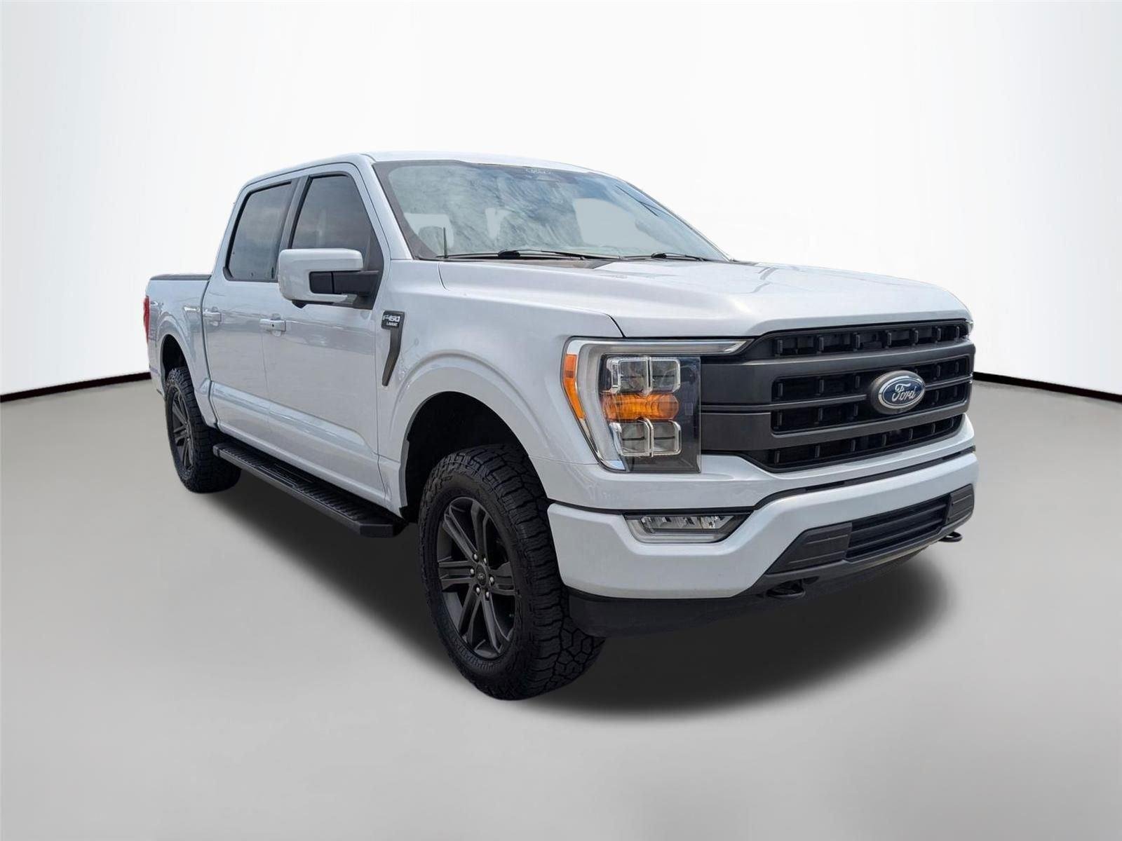 Certified Used 2022 Space White Metallic Ford LARIAT image 3