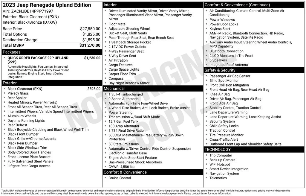 2023 Jeep Renegade Upland - Photo 8