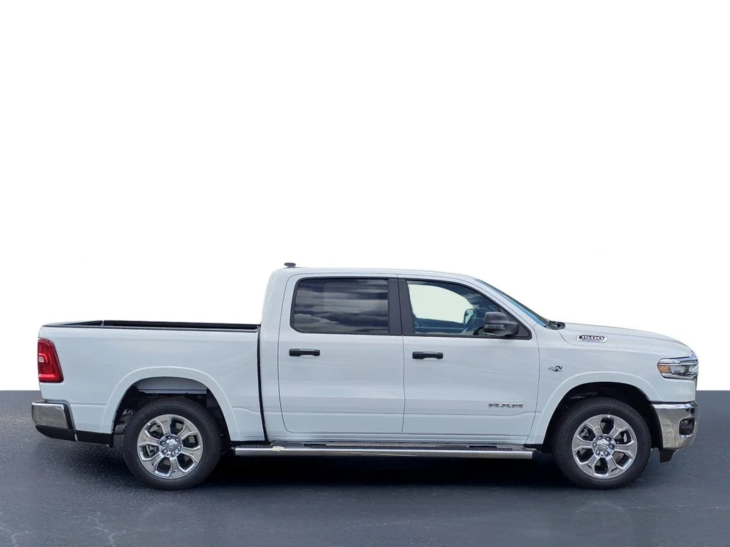 New 2026 Bright White Clear-Coat Exterior Paint RAM Big Horn/Lone Star image 8