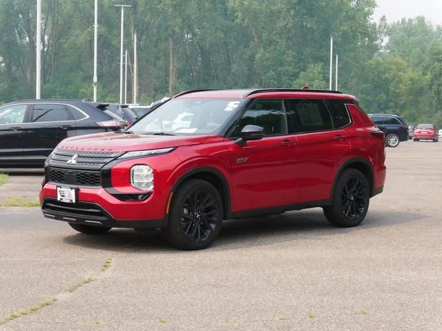 Certified 2025 Mitsubishi Outlander Plug-in Hybrid SEL Black Edition with VIN JA4T5WA95SZ042557 for sale in White Bear Lake, Minnesota