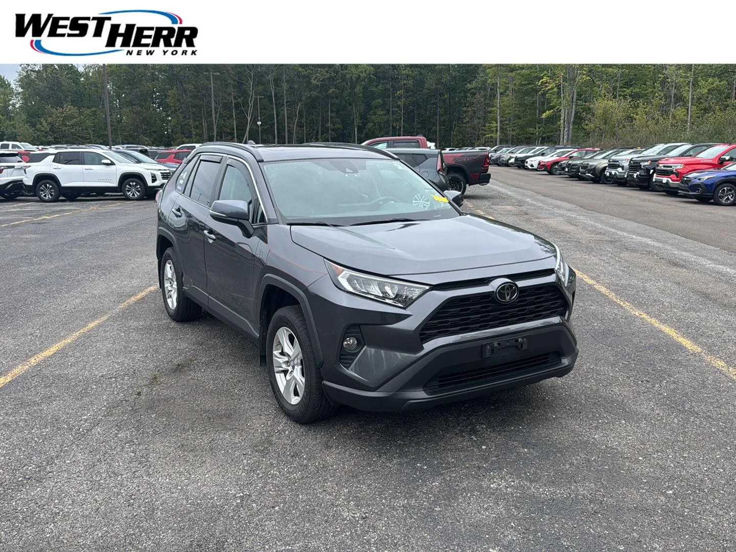 Used 2019 Magnetic Gray Metallic Toyota XLE image 1