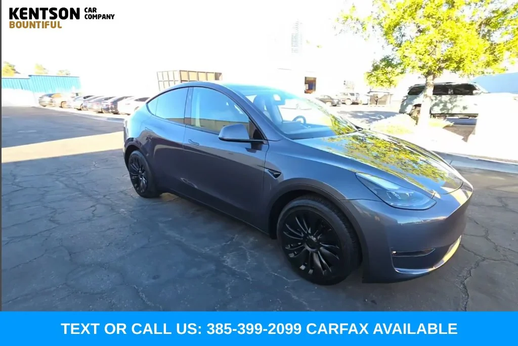 Used 2023 Gray Tesla Long Range image 2