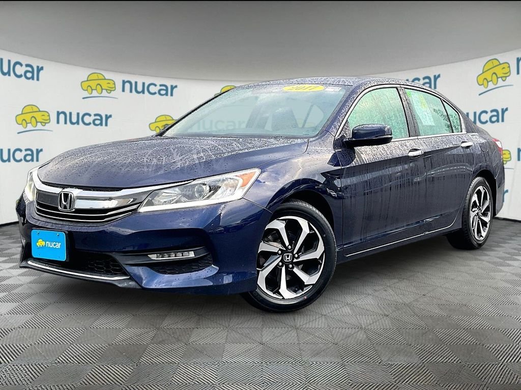 Used 2017 Obsidian Blue Pearl Honda EX image 3