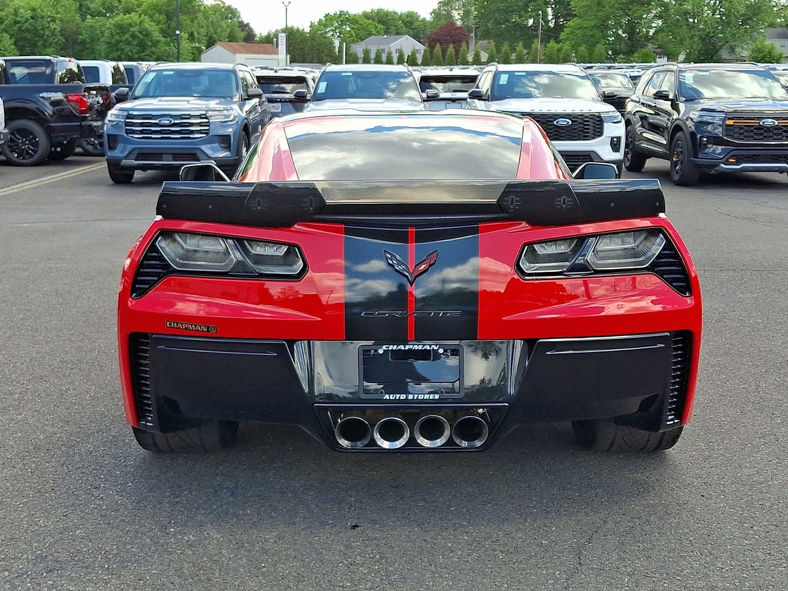 Used 2015 Torch Red Chevrolet Z06 3LZ image 5