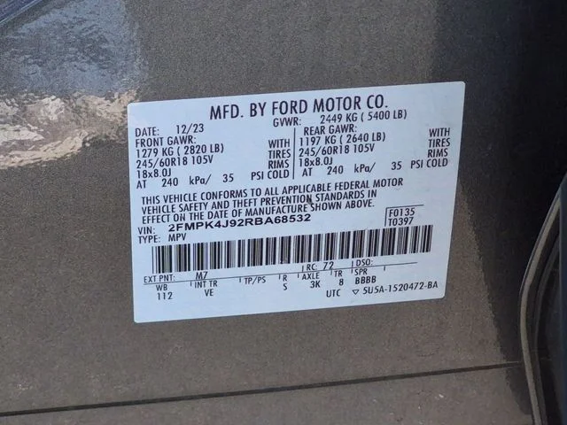 Used 2024 Gray Ford SEL image 38