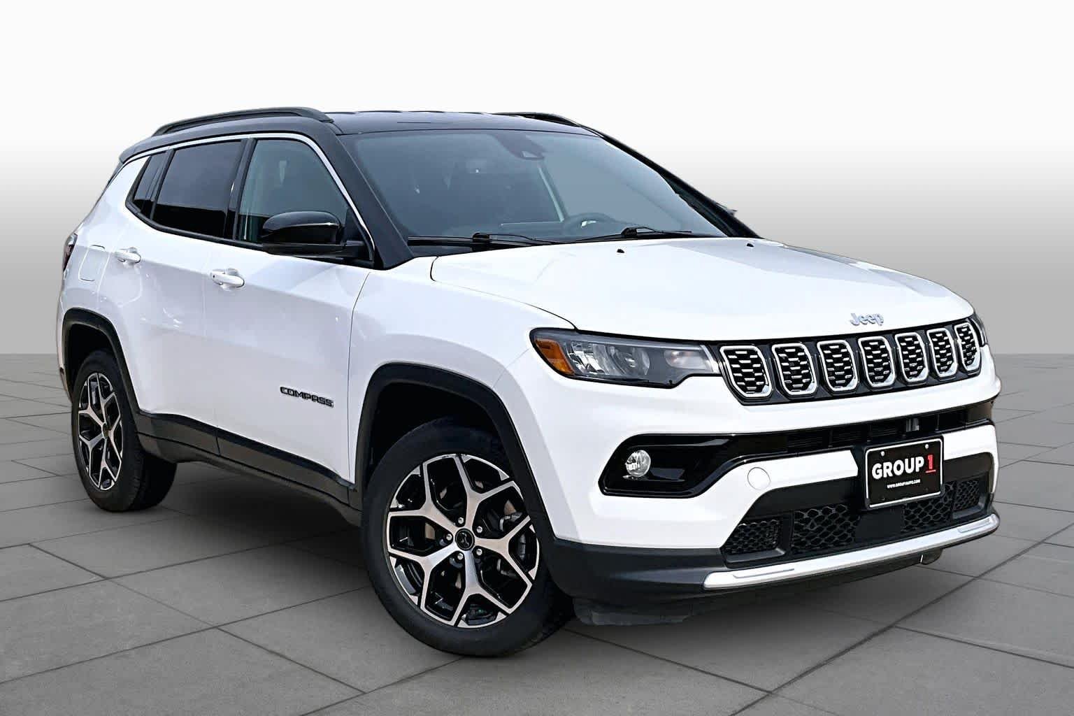 Used 2025 Bright White Clearcoat Jeep Limited image 3