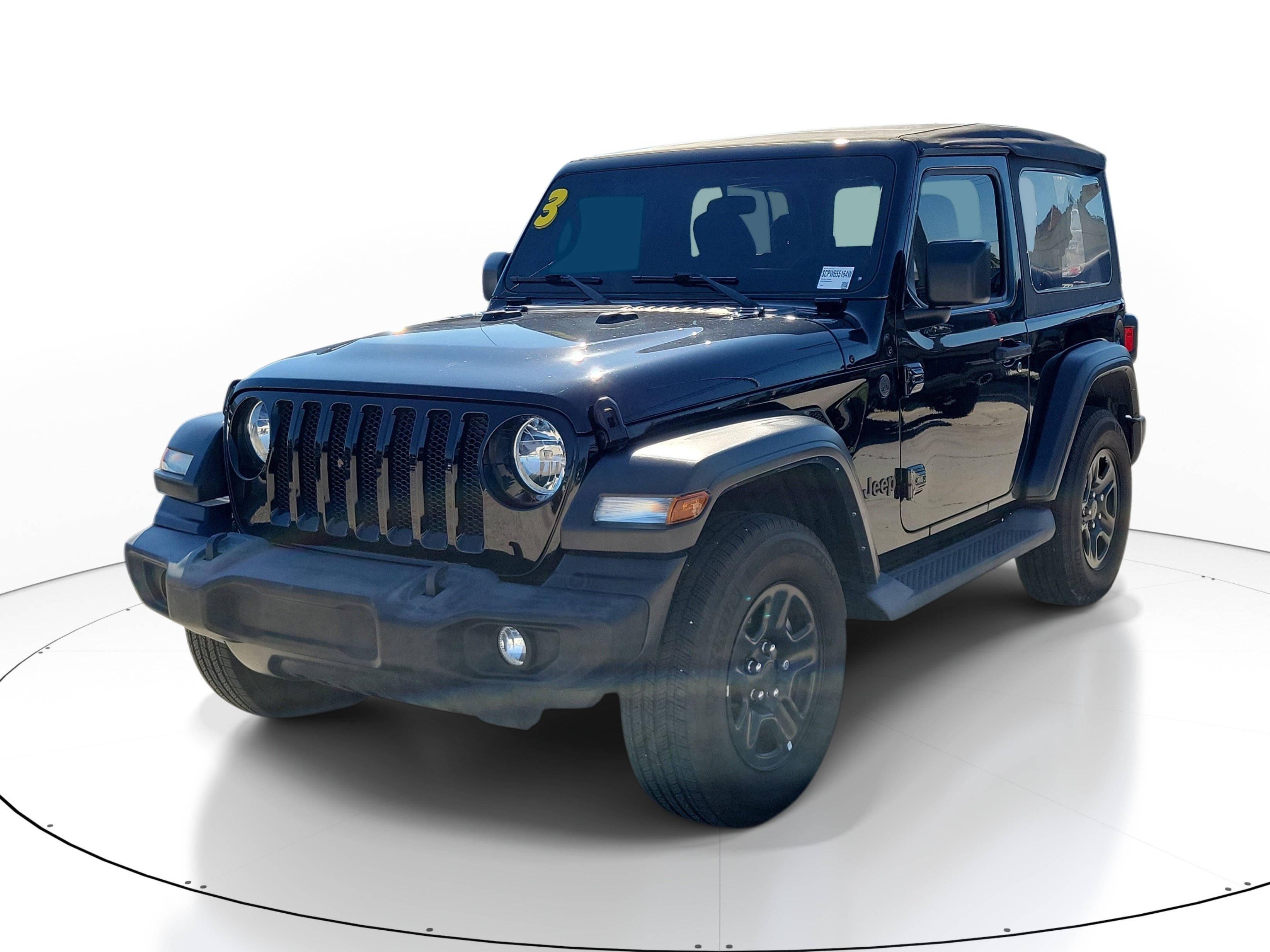 Used 2023 Black Clearcoat Jeep Sport image 3