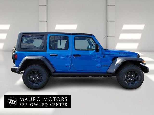 Used 2023 Jeep Wrangler 4xe Willys 4XE with VIN 1C4JJXN66PW691324 for sale in North Haven, CT