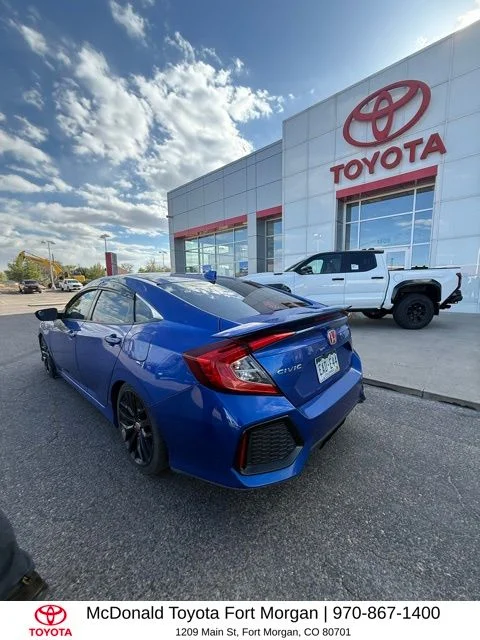 Used 2018 Honda Civic Si with VIN 2HGFC1E59JH701257 for sale in Fort Morgan, CO