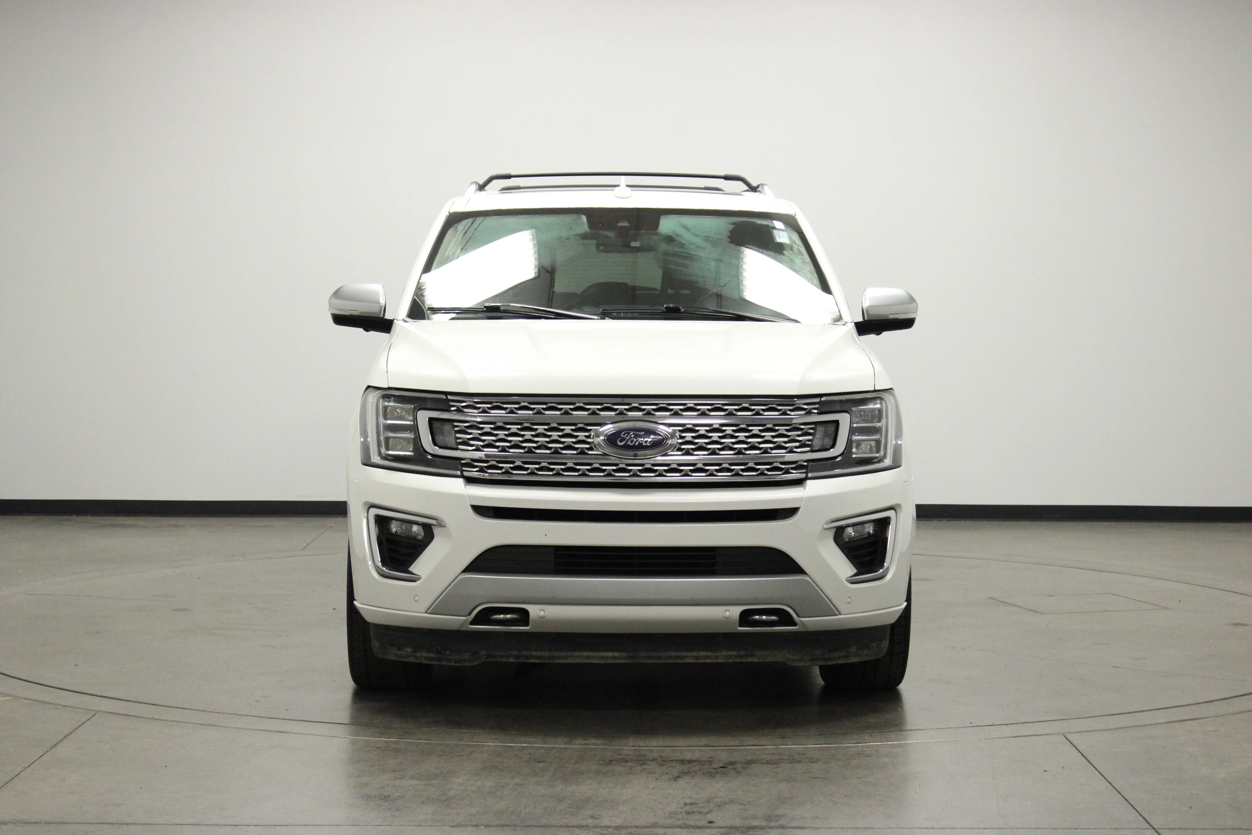 Used 2021 Star White Metallic Tri-Coat Ford Platinum image 3