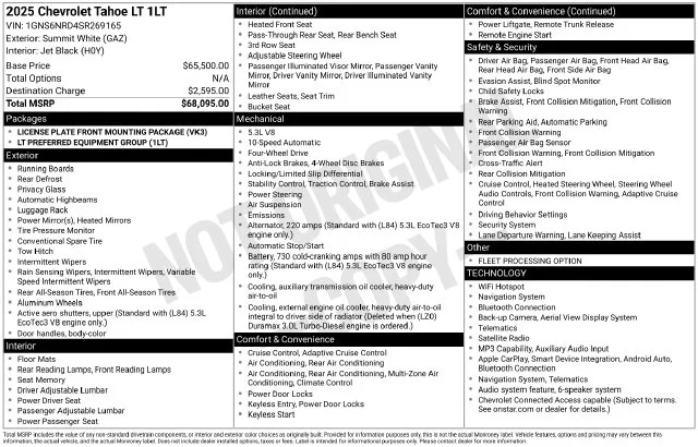 Used 2025 White Chevrolet LT image 54