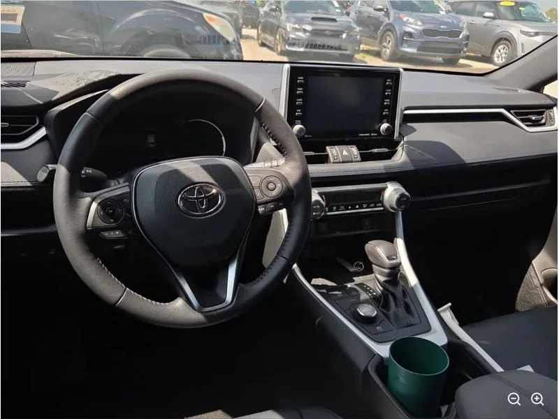 Used 2021 Silver Sky Metallic/Midnight Black Metallic Toyota Hybrid XSE image 6