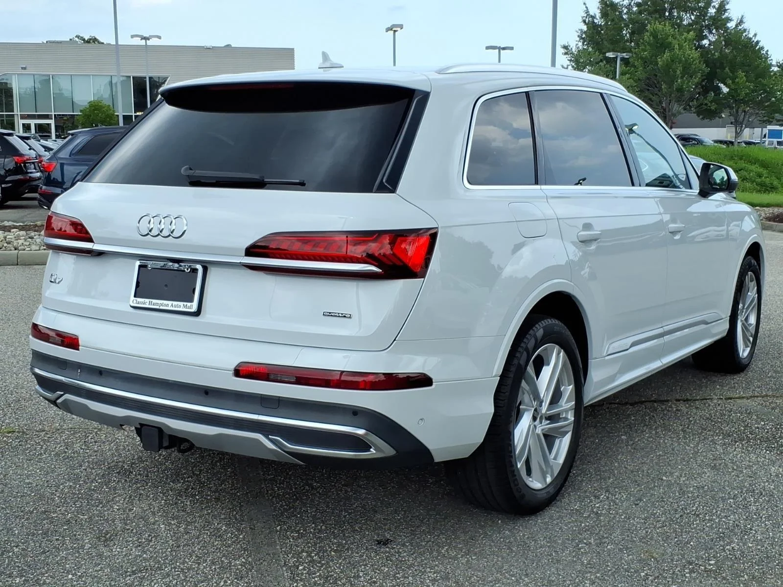 Certified Used 2023 Glacier White Metallic Audi Premium Plus image 8