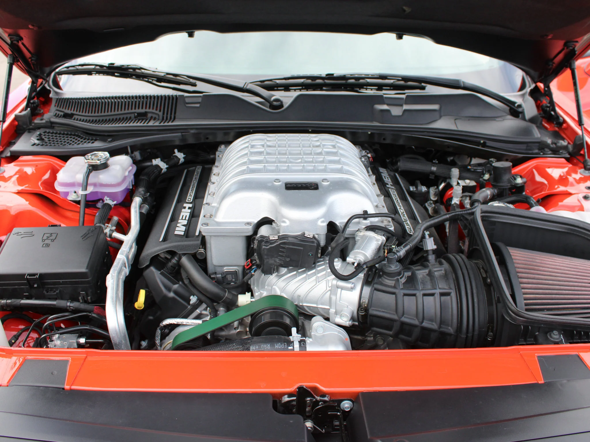 Certified Used 2021 go mango Dodge SRT Hellcat Redeye Widebody * No Accidents | 797 HP | Supercharged V8 | Laguna Leather image 12