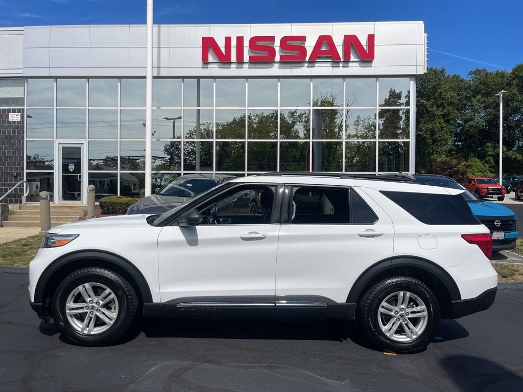 Used 2022 Ford Explorer XLT with VIN 1FMSK8DH7NGA57503 for sale in Milford, MA