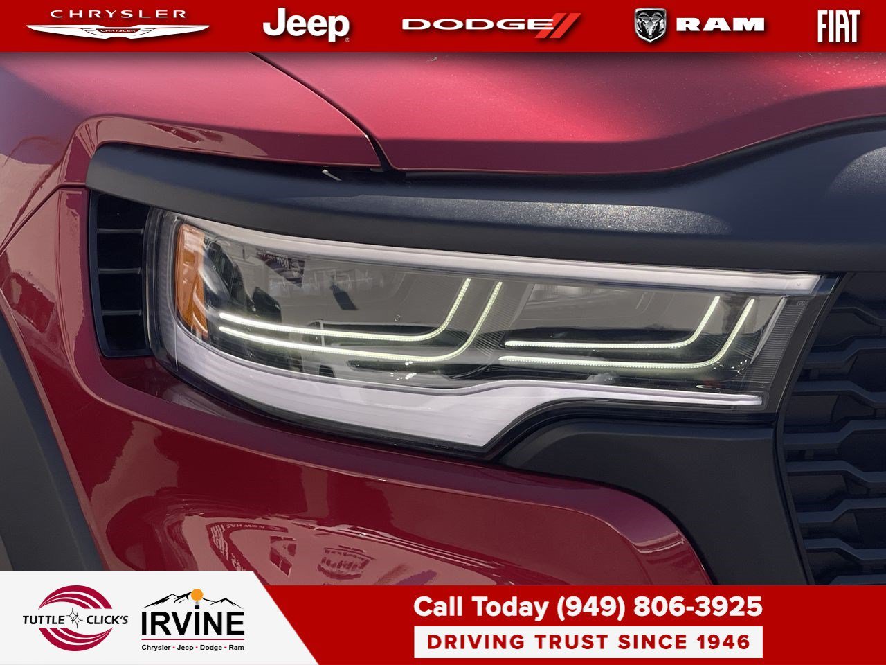 New 2027 Molten Red Pearl-Coat Exterior Paint RAM RHO image 13