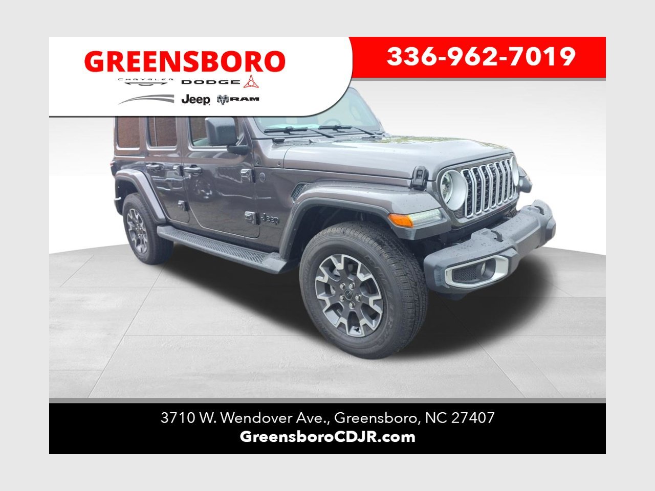 New 2026 Granite Crystal Metallic Clear-Coat Exterior Paint Jeep Sahara image 1