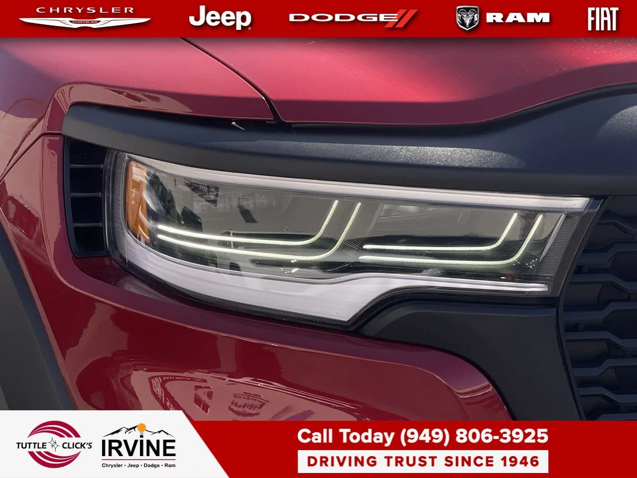 New 2027 Molten Red Pearl-Coat Exterior Paint RAM RHO image 13
