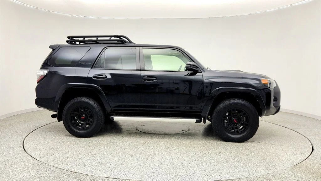 Used 2020 Midnight Black Metallic Toyota TRD Pro 4WD w/ Running Boards image 4